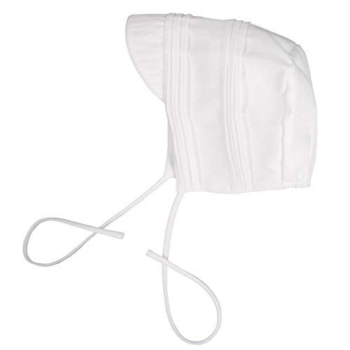 Petit Ami Baby Boys' Pique Christening Knicker with Hat, 6 Months, White - Image 5