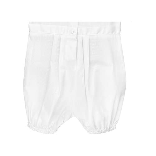 Petit Ami Baby Boys' Pique Christening Knicker with Hat, 6 Months, White - Image 4