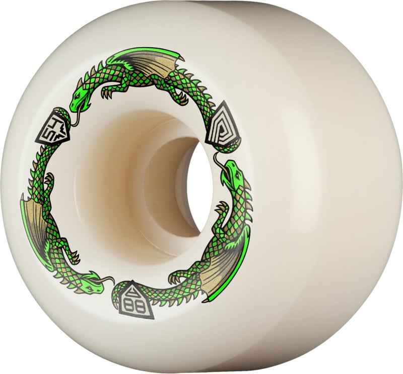 Powell Peralta Dragon Formula Skateboard Wheels 88A, A2, 54mm x 39mm - Image 1
