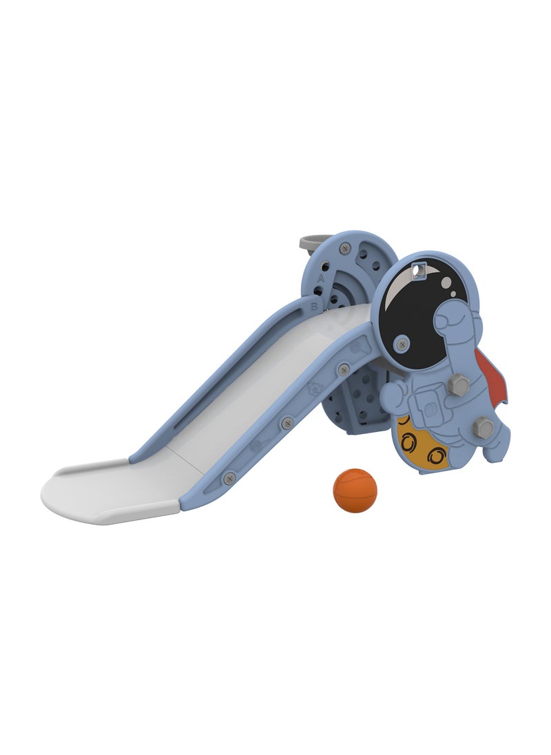 MaBaby Children's Slide Kids Slide with Basketball Hoop Indoor Home Multi-Function Combination Folding Toys Baby Slide For Boys and Girls  - Image 1