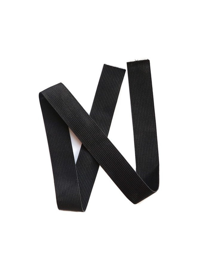 BTWTRY 8PCS Elastic Bands Wig Accessories for Making Wigs/Lace Frontal/Lace Closure 2.5cm Width (8pcs, Black) - Image 2