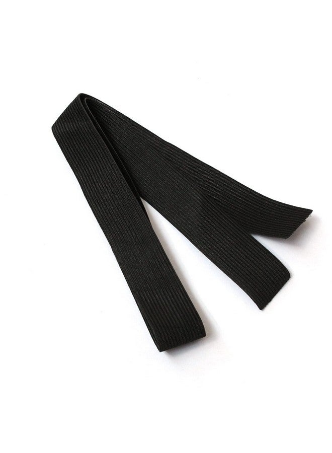 BTWTRY 8PCS Elastic Bands Wig Accessories for Making Wigs/Lace Frontal/Lace Closure 2.5cm Width (8pcs, Black) - Image 3