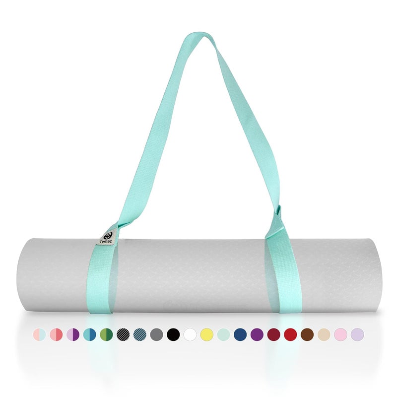 Tumaz Yoga Mat Strap [MAT NOT Included] (2 Sizes) with Extra Thick & Comfy Delicate Texture, Adjustable Yoga Mat Carrier - Image 1