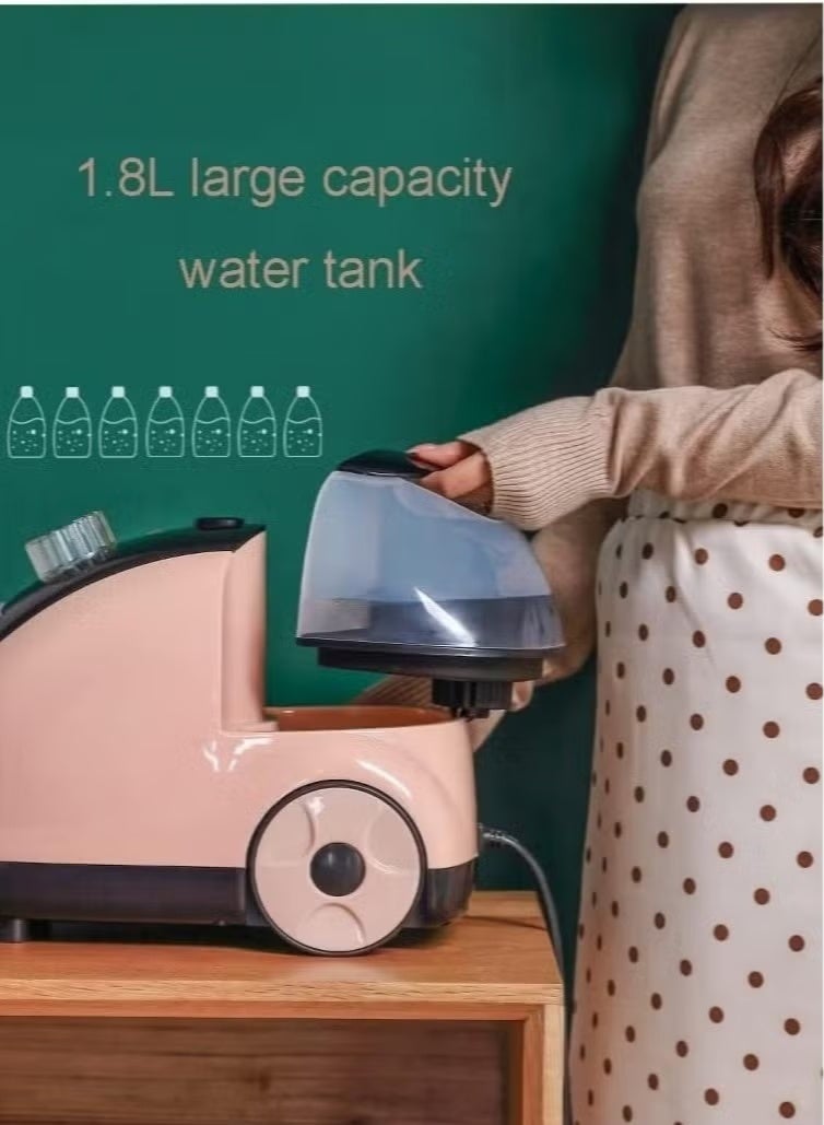 دينكس كاوية بخار احترافية من دنكس، تصميم 2 في 1 مسطح وعمودي، بقوة 2000 واط، خزان مياه سعة 1.8 لتر، جاهزة خلال 50 ثانية، مزودة بعلاقة ملابس مدمجة، الموديل: DX1775 - Image 3