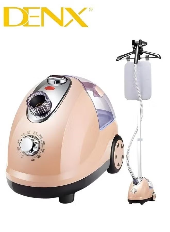 دينكس كاوية بخار احترافية من دنكس، تصميم 2 في 1 مسطح وعمودي، بقوة 2000 واط، خزان مياه سعة 1.8 لتر، جاهزة خلال 50 ثانية، مزودة بعلاقة ملابس مدمجة، الموديل: DX1775 - Image 1