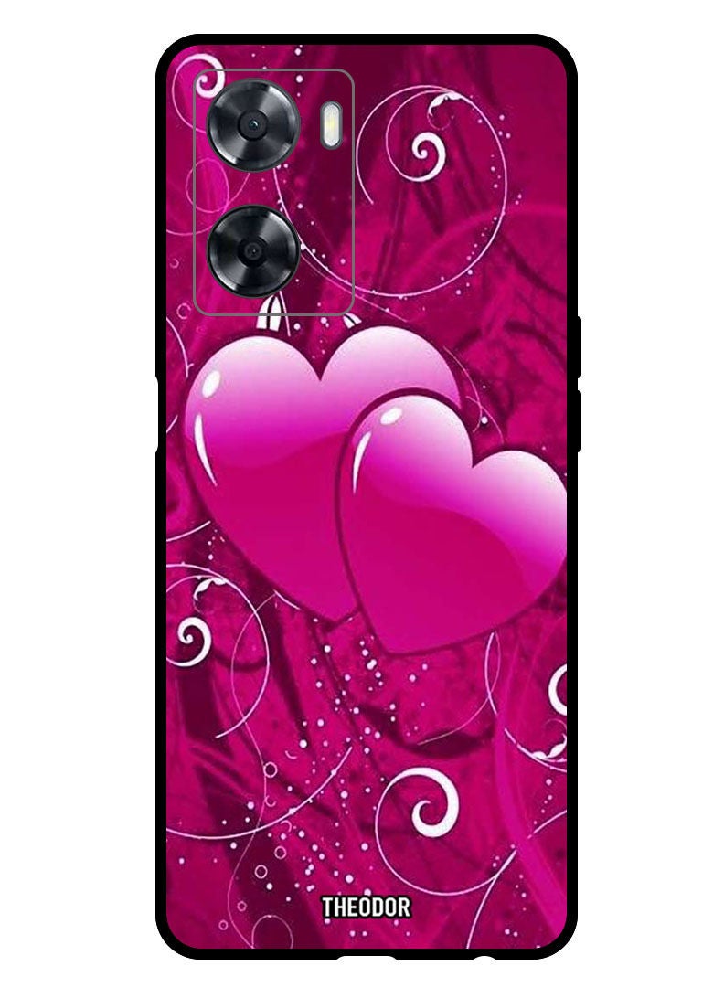 Theodor Protective Case Anti Scratch Shock Proof Bumper Cover For Oppo A57 4G Two Heart - Image 1
