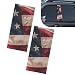 yorpyep 2 PCS Car B Pillar Stickers Aged American Flag Patriotic Decal Waterproof ScratchCovering Trim Decoration Universal SelfAdhesive Protective Film for Car Door Window Pillar Red - Image 2
