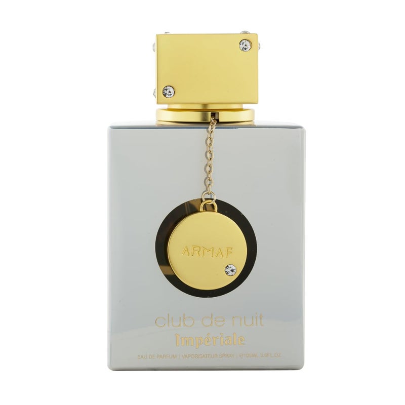 Armaf عطر أرمف كلوب دي نويت وايت إمبريال مجموعة هدايا من قطعتين للنساء، عطر أو دو بارفان 105 مل، رذاذ جسم معطر 200 مل، عطر يدوم طويلاً، رائحة زهرية فاكهية، مجموعة هدايا فاخرة - Image 2