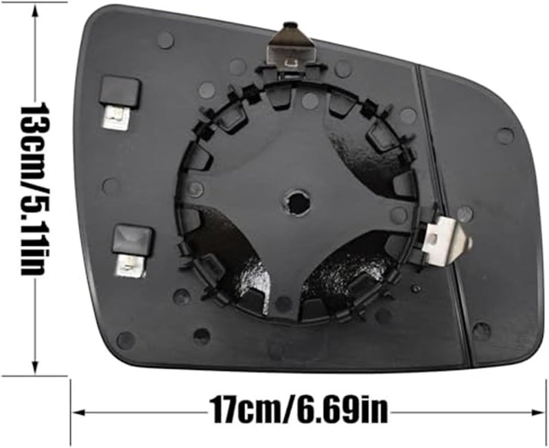 Wivplex Heated Rear View Mirror Glass for Opel/Vauxhall Zafira B - Image 2