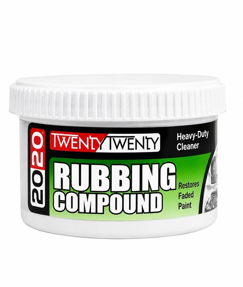 twenty twenty Rubbing Compound 284g Heavy Duty Car Paint Cleaner & Polish, Scratch, Stain, Oxidation & Grime Remover, Restores Faded Paint for Car, Bike & Automotive Exterior Surface Care-Twenty Twenty - Image 1
