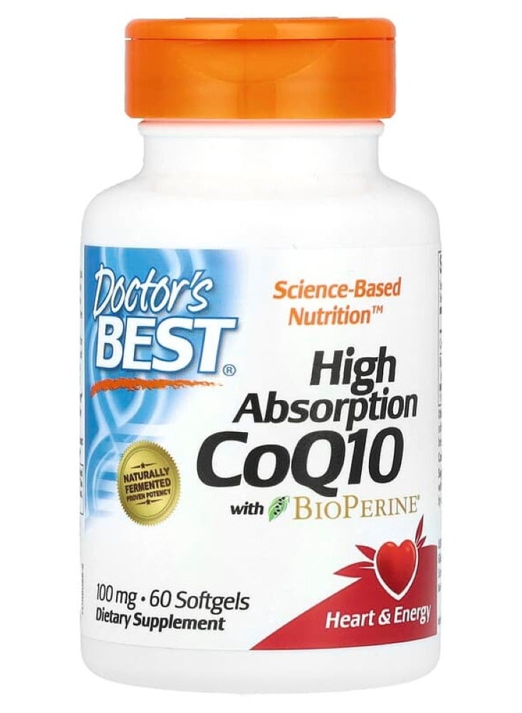 Doctor's BEST High Absorption CoQ10, 60 Softgels  - Image 2