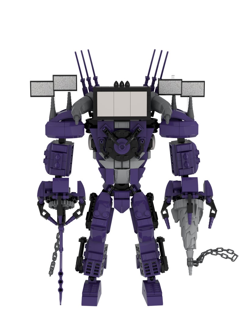 General Man Toy Building Blocks 474Pcs Titan Drill TV Man Toy Ideas Toys Battle Horror Game Model Ideas Toys Gifts for Adult & Kids  - Image 5