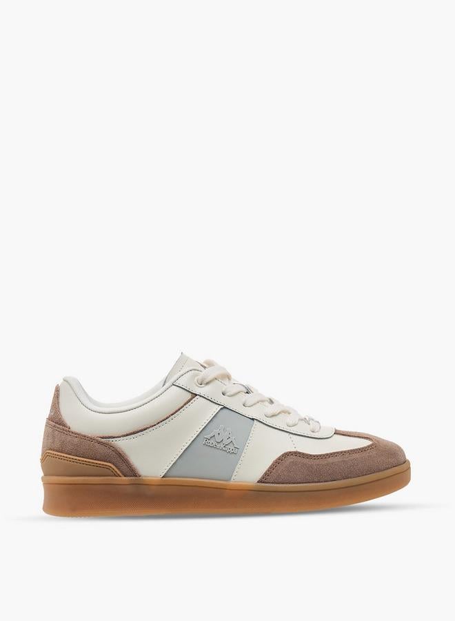 Kappa Women Panelled Leather Sneakers - Image 3