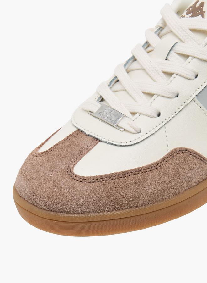 Kappa Women Panelled Leather Sneakers - Image 4