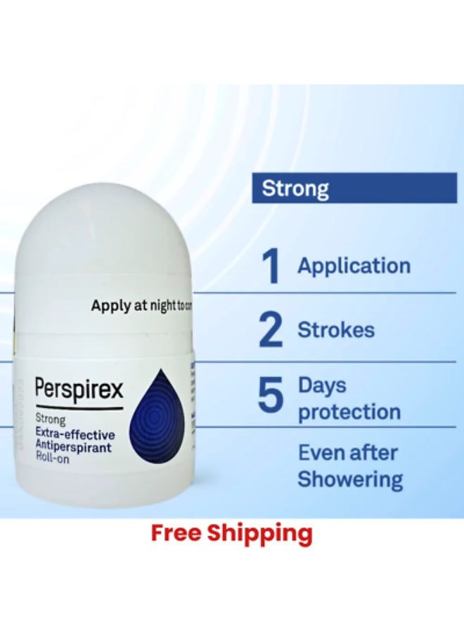 Perspirex Strong Roll-On Antiperspirant 20ml - Image 4
