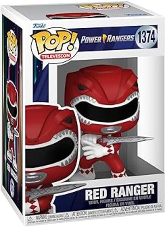 Funko Funko Pop! Tv: Mighty Morphin Power Ranger 30th - Red Ranger 72157 - Collectable Vinyl Figure - Gift Idea - Official Merchandise - Toys for Kids & Adults - Model Figure for Collectors and Display 