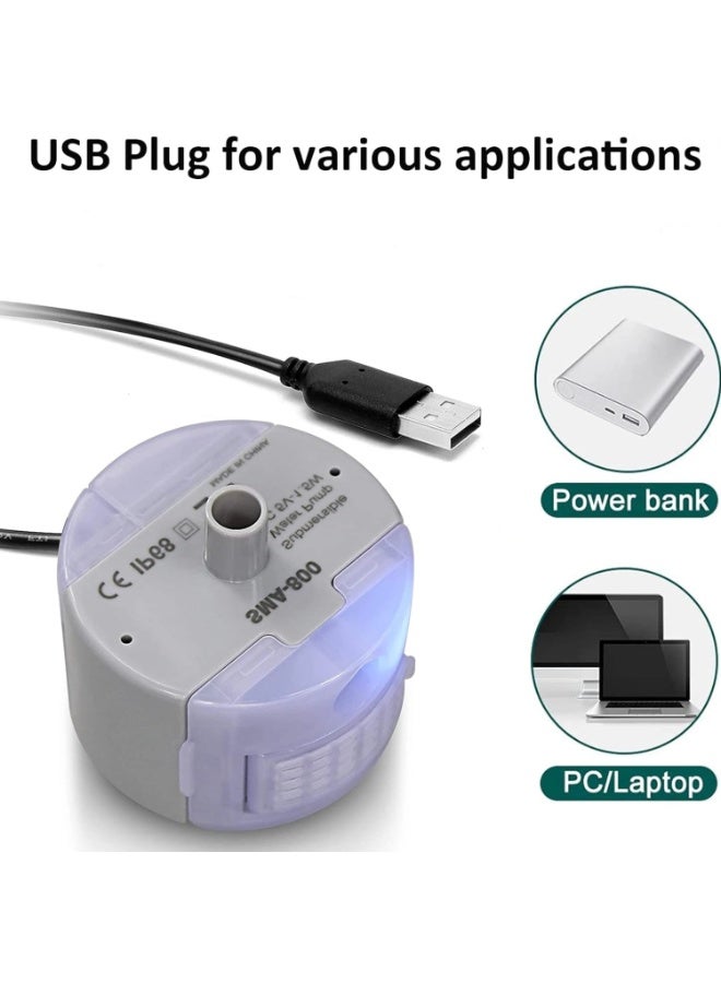 منى للألعاب مضخة نافورة مياه القطط تعمل بمنفذ USB، مضخة بديلة صامتة لنافورة الحيوانات الأليفة المصنوعة من الستانلس ستيل سعة 3.2 لتر، مقاومة للماء IP68، منخفضة الطاقة 1.5 واط وسهلة التنظيف - Image 4