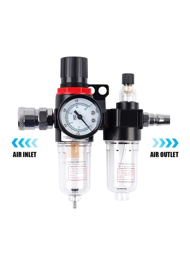 AFC2000 Air Compressor Filter Regulator Kit 3PCS With Oil Water Separator Pressure Gauge - Image 5