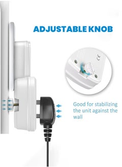 MODI Multi Plug Power Extension Adapter 4 Way Universal Wall Socket UK 3 Pin Socket For Home Office And Kitchen  - Image 3