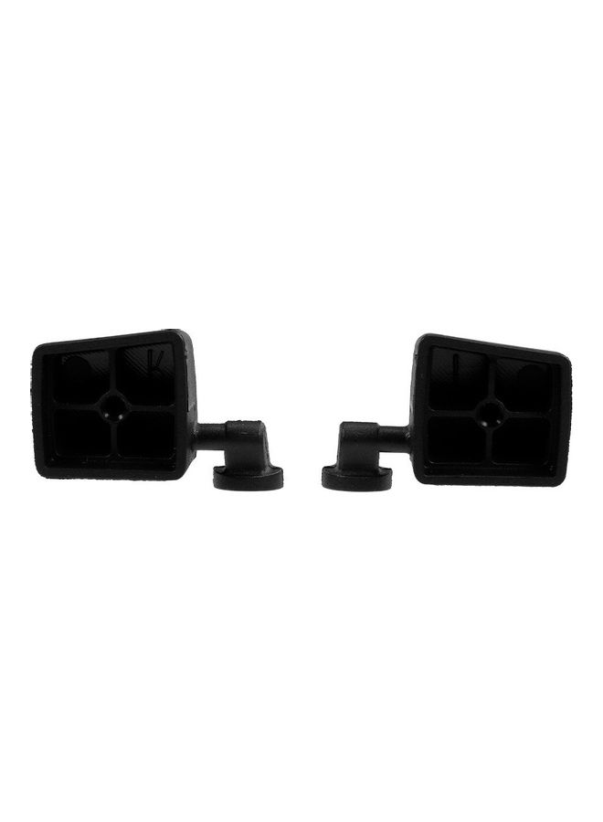 NIBEMINENT Exhaust Pipe Doorknob Wing Mirror Wiper Set For Traxxas HSP Redcat RC Car - Image 2