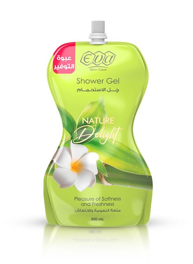 Eva Shower Gel Pouch Delight Nature 500 ML 
