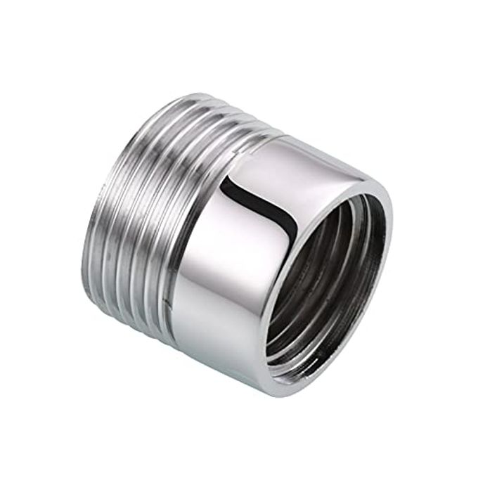Tecmolog Brass Garden Hose Adapter G1/2 Female to 3/4 Male Connector for Washing Machine and Portable Washer, SBA042 - Image 1