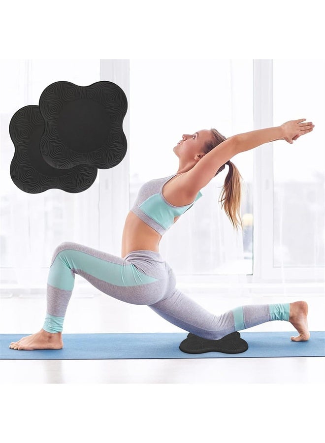 هومستر يوغا دعم وسادة، 2PCS يوغا ركبة وسادة، غير انزلاق يوغا توازن ركبة حصيرة، للركبتين، اليدين، المعصمات، الكوع - Image 2