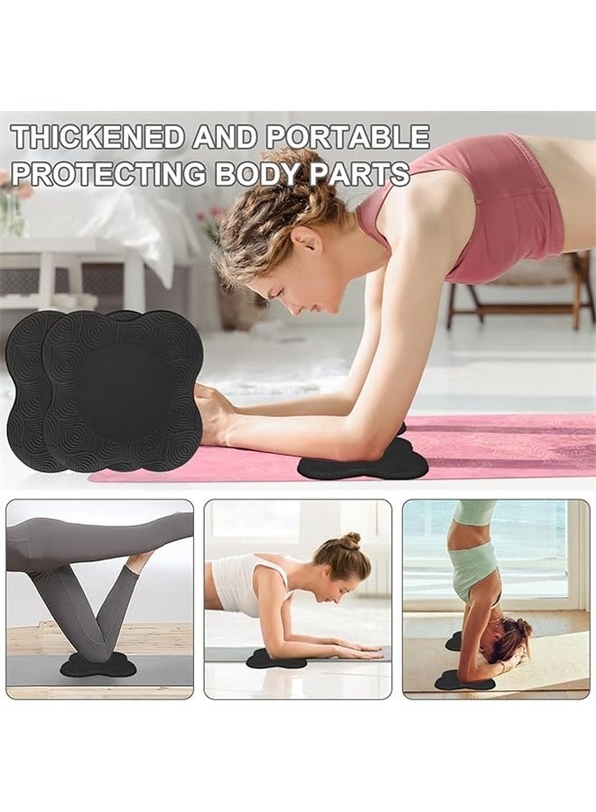 هومستر يوغا دعم وسادة، 2PCS يوغا ركبة وسادة، غير انزلاق يوغا توازن ركبة حصيرة، للركبتين، اليدين، المعصمات، الكوع - Image 4
