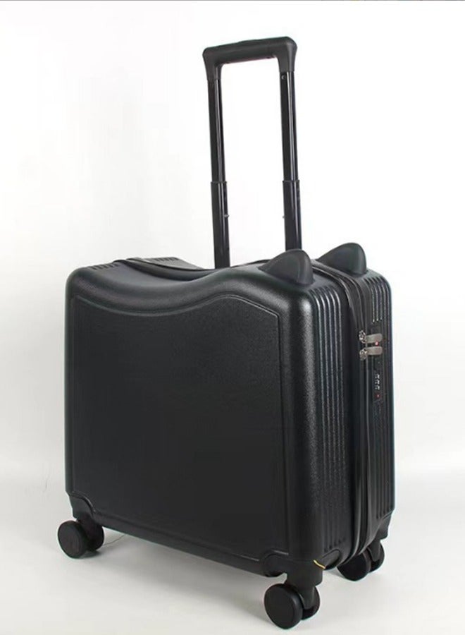 JCB CHIC حقيبة أطفال للركوب مقاس 20 بوصة مع عجلات دوارة مزدوجة، حقيبة أمتعة لطيفة خفيفة الوزن يمكن حملها على الجانب الصلب مع قفل بكلمة مرور للسفر - Image 1