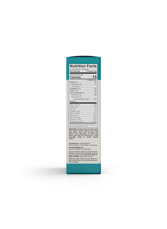 Bareorganics BareOrganics Digestion Superfood Drink Mix, Digestion Aid, Organic, 5 Sticks  - Image 4