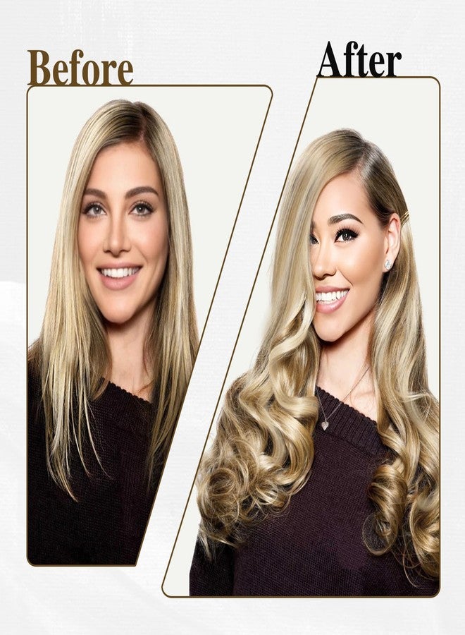 LADY MIRANDA 20 Inch Mixed Blonde Tape in Hair Extensions Human Hair 20PCS 50g Invisible Tape ins Human Hair Extensions Long Lasting Hair Extension Tape Easy to Install (Mixed Blonde) - Image 4