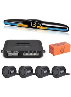 Techmaster Color Changing Screen Car Parking Sensor with Sound 22MM Black PS01  - Image 1