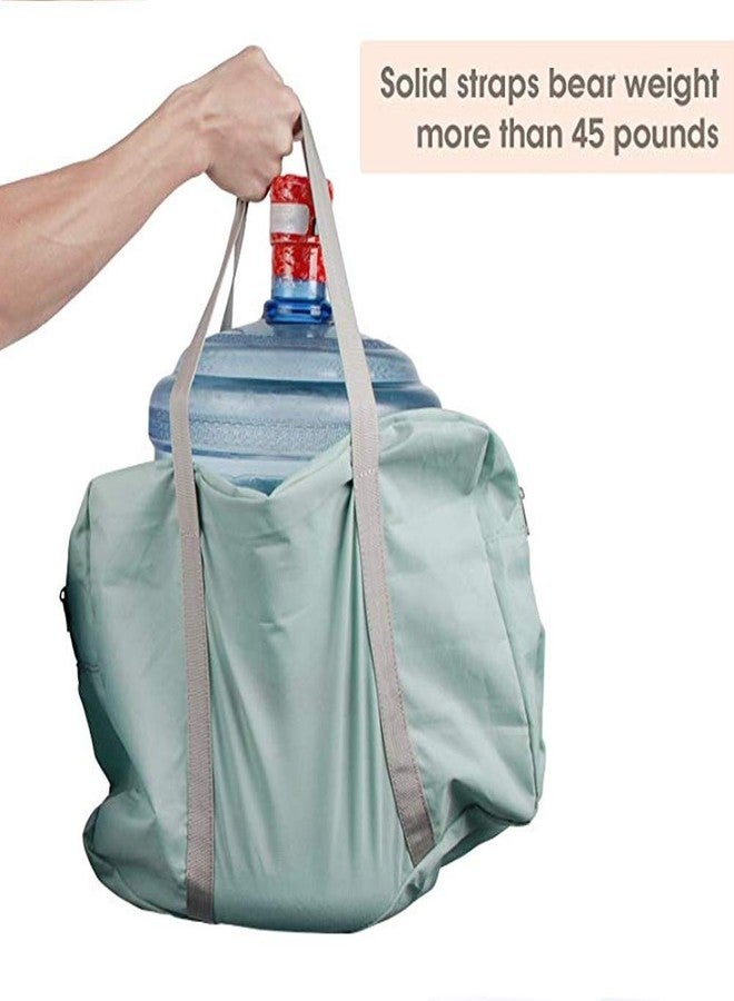GEVIENOL Travel Foldable Nylon Duffle Tote Bag - Portable Waterproof Lightweight Carry On Luggage Sport Folding Duffle Bag Gym Sports Bag for Women's Girl (1PCS Multicolor) - Image 3