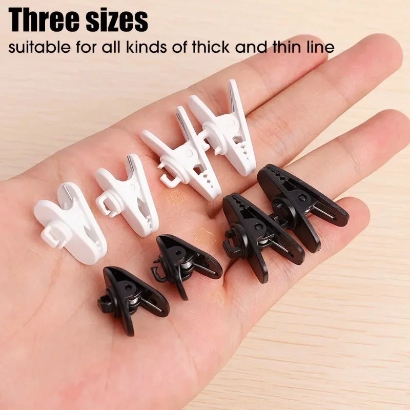Universal Rotating Earphone Cable Clip Anti-Lost Wire Clamp for Wired Headphones (1/5 Pcs) - Image 3
