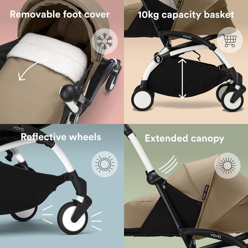 Stokke YOYO X Bonpoint Newborn Pack 0+ in Beige - Image 4