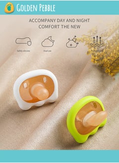 bbet bbet Ultra Soft Pacifier, Day & Night Pacifier Set of 2, BPA Free Pacifier For Babies From 0 To 6 Months  - Image 1