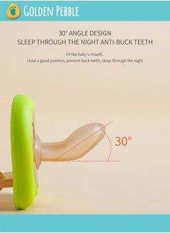 bbet bbet Ultra Soft Pacifier, Day & Night Pacifier Set of 2, BPA Free Pacifier For Babies From 0 To 6 Months  - Image 4