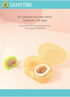 bbet bbet Ultra Soft Pacifier, Day & Night Pacifier Set of 2, BPA Free Pacifier For Babies From 0 To 6 Months  - Image 2