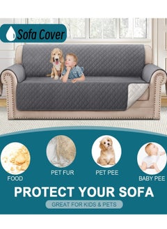 1/2/3 Seater Removable Sofa Cover Adjustable Strap Waterproof Quilted Furniture Protector Cover with Non Slip Foam Living Room Furniture Couch Slipcover Armchair Sofa Cover for Cats Dogs Kids - pzsku/Z5D8DC9CB66F073ACF118Z/45/_/1716265500/aca72f6b-3f31-4ce5-8a08-78eafeb7b914