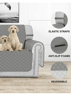 1/2/3 Seater Removable Sofa Cover Adjustable Strap Waterproof Quilted Furniture Protector Cover with Non Slip Foam Living Room Furniture Couch Slipcover Armchair Sofa Cover for Cats Dogs Kids - pzsku/Z5D8DC9CB66F073ACF118Z/45/_/1716265502/9fc7dcc2-f0a4-4c47-b0cf-912afe468708