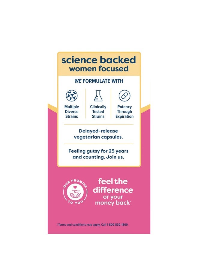 Renew Life مكمل بروبيوتيك وصحة النساء من رينيو لايف للمهبل والمسالك البولية، مكمل بروبيوتيك لتوازن الرقم الهيدروجيني للنساء، صحة الجهاز الهضمي، خالي من الألبان وفول الصويا والغلوتين، 3.5 مليار وحدة تشكيل مستعمرات 60 حبة - Image 4