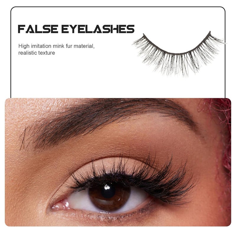 Natural Looking Curly False Eyelash Clusters 5 Pairs Lightweight Bottom Lash Extension DIY Precut Lash Clusters for Eye Makeup and Daily Wear - Image 4