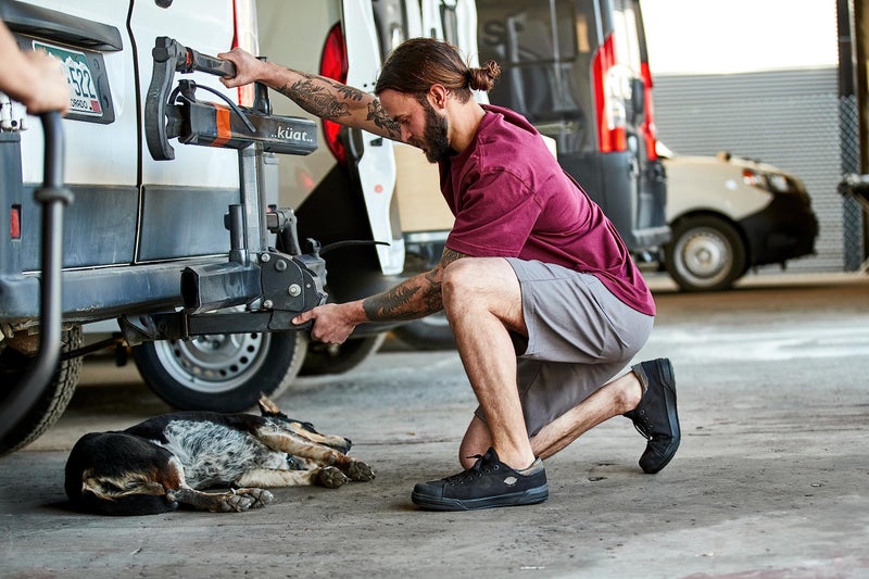 Dickies Men's 11 Inch Relaxed Fit Stretch Twill Work Short, Dark Navy, 30 - Image 2