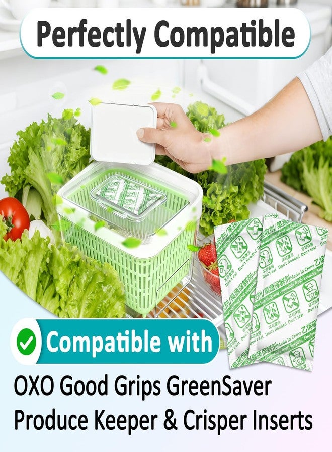 Joworthy 35 Pcs Carbon Filter Refills Compatible with OXO GreenSaver Produce Keepers and Crisper Inserts, Activated Carbon to Keep Fruits Fresh, Also for Bluapple Produce Saver Balls and Other Produce Savers - Image 4