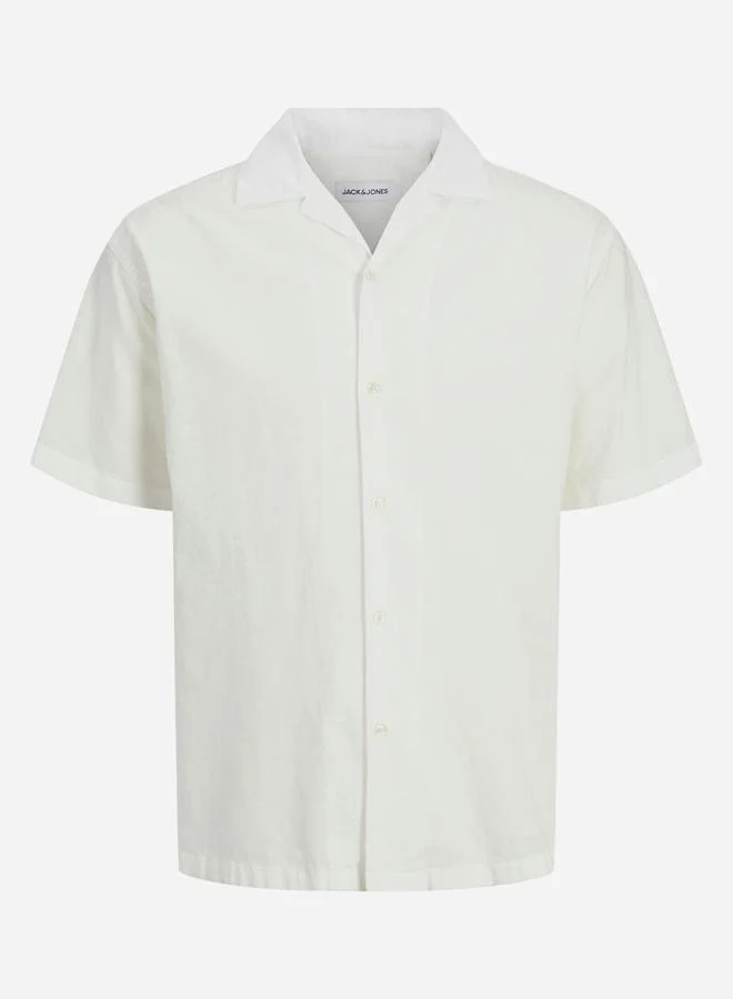 JACK & JONES jack and jones Solid Resort Collar Regular Fit Shirt