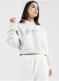 Grimey Madrid Heavyweight The Connoisseur Crop Hoodie  - Image 1