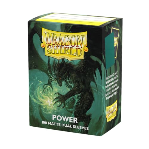 Dragon Shield Matte Dual Standard Size Card Sleeves 100 CT Smooth Tough Premium TCG Sleeves Compatible with Pokemon Flesh Blood One Piece Magic The Gathering Power - Image 1