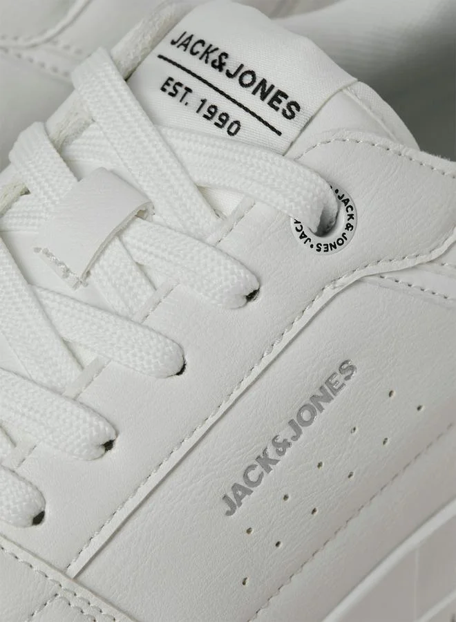 JACK & JONES Logo Detail Lace-Up Sneakers