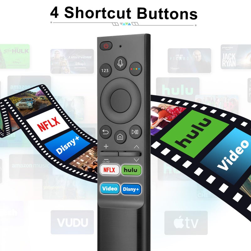 LOUTOC BN59-01385A Voice Remote for Samsung-Frame-TV-Remote, for Samsung Smart TV UHD OLED QNED with Voice Function - Image 5