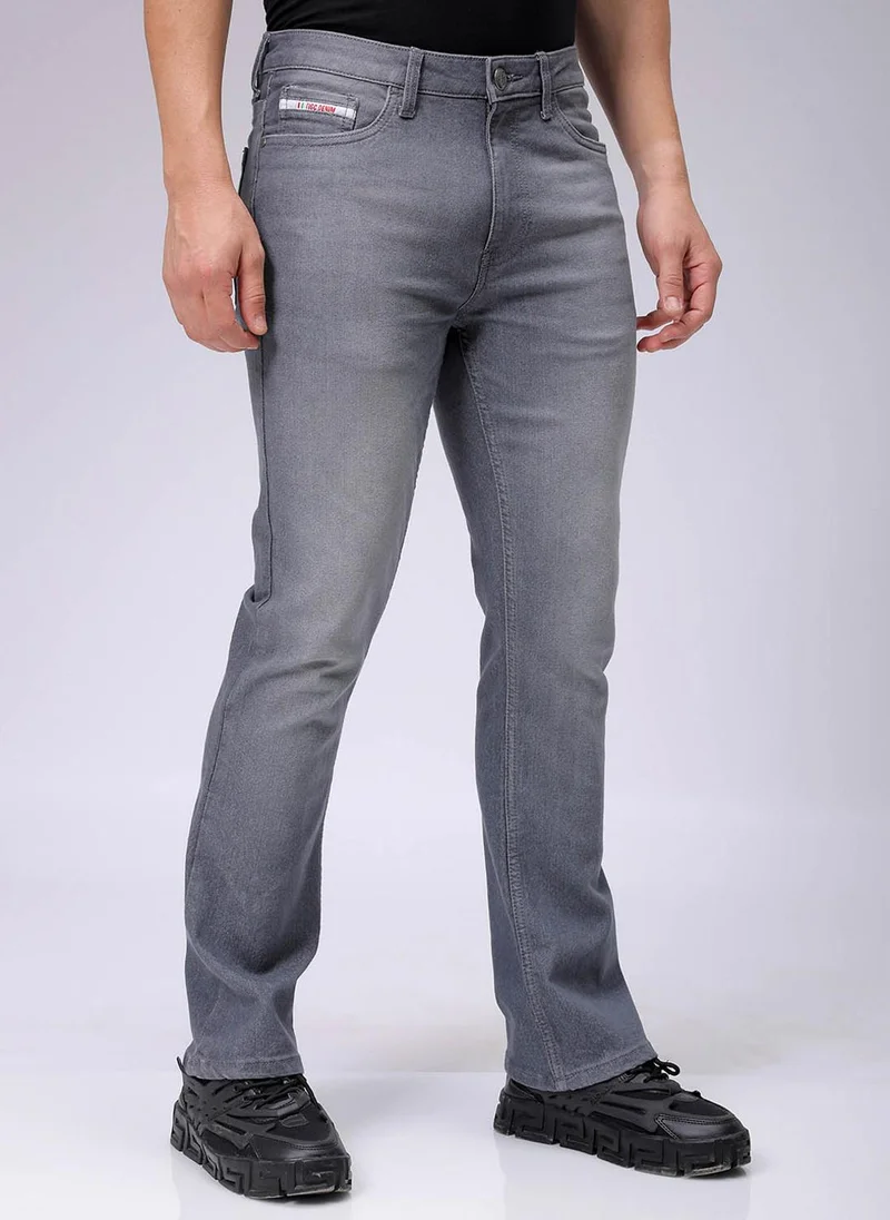 The Indian Garage Co  Men Slim Fit Solid Mid-Rise Stretchable Jeans for Men | Best Price UAE